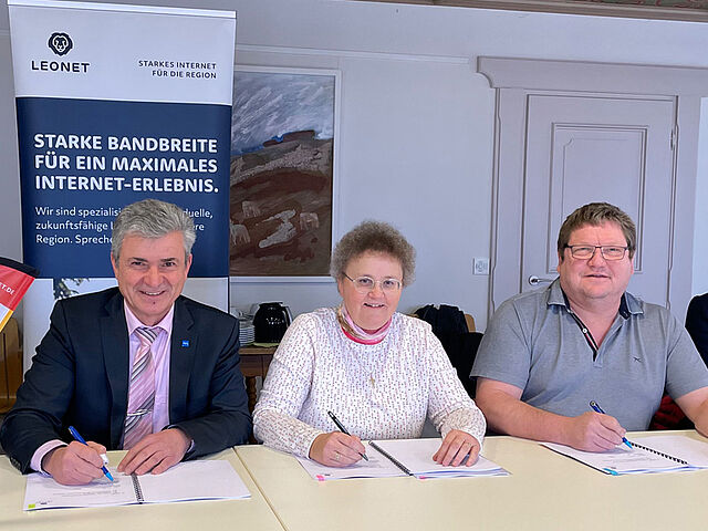 Glasfaserbau in Woringen